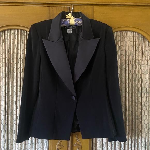 Vintage Black Tuxedo Jacket - Picture 1 of 6